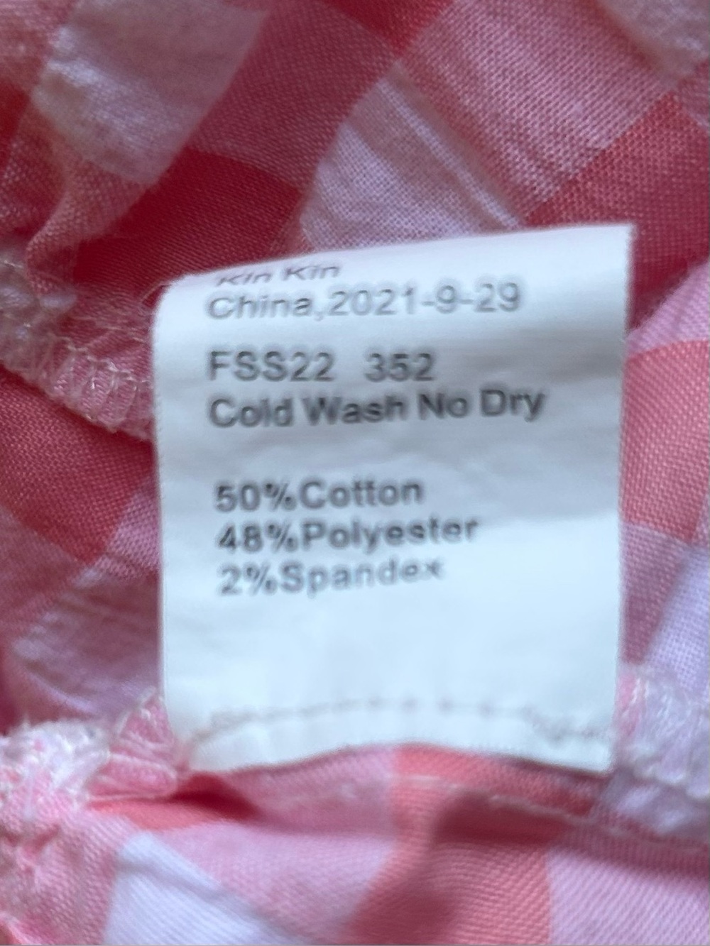 Pink Gingham Tie-Shoulder Midi Dress - Picture 4 of 8